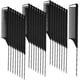 thumbnail image 1 of 30 Pieces Parting Comb for Braids Hair Rat Tail Comb Steel Pin Rat Tail Carbon Fiber Heat Resistant Teasing Combs(Black), 1 of 5