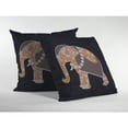 thumbnail image 2 of Amrita Sen Vase SunFlower Matches Suede Zippered Pillow with Insert Blue Aqua Yellow, 2 of 4