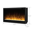 thumbnail image 4 of Dimplex Multi-Fire Slim 50 inch Wall Mount Electric Fireplace - Black, 4 of 9