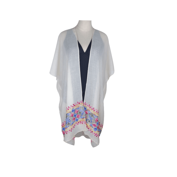 Salida de Playa Urban Tree Modelo 21VWALD22 Bordada Ivory