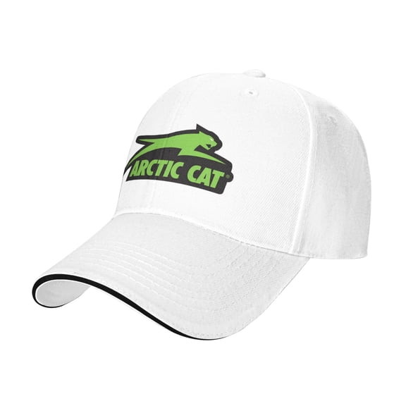 Arctic Cat Casual Sandwich Baseball Cap Adjustable For Men For Women
