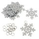 thumbnail image 2 of 30 Piezas de Vacaciones de Navidad Decoración para Adornos de de Nieve de Navidad árbol de Navidad DIY Plata perfecl Decoración de copos de nieve navideños de bricolaje, 2 of 8