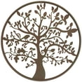 thumbnail image 3 of SAFAVIEH Tree of Life 31.5 in Round Wall Art, Antique Blue, 3 of 5