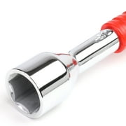 DNA Motoring TOOLS-00099 Durable Chrome Vanadium Steel 4-Way Lug Cross Rubberized Grip Wrench Automobile Car Tire Repair Tool Kit