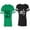 Men Green / Women Black, variant on If Lost Return To Mary I am Mary Matching Couple Cotton Jerseys (Men Green / Women Black) (Men S / Women S)