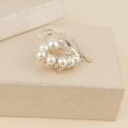 thumbnail image 1 of Crystal Love Heart Brooches Pin Imitation Pearl Heart Brooch Clothes Accessories (gold), 1 of 2