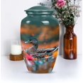 thumbnail image 4 of Fall Reflections Duck - Cremation Memorial Urn - Funeral Urn Ashes - Urn For Mom Ashes - Burial Urns For Human Ashes Adult Male & Female - Urns Human Ashes (10 inch), 4 of 5
