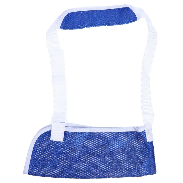 Cabestrillo infantil médico para hombro, inmovilizador, soporte para manguito rotador, muñeca, codo y antebrazo, correa de sujeción transpirable para brazo roto o fracturado (Talla S)