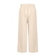 thumbnail image 5 of moda mujer color sólido cintura elástica suelta bolsillo recto pantalones casuales caqui / 4xl, 5 of 6