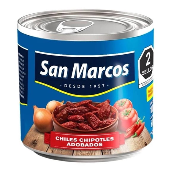Chiles chipotles San Marcos adobados 100 g