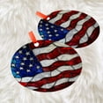 thumbnail image 3 of Ornament Window Hanging, Blue, White Red National Flag Pattern Sun Catchers Diamond Glass Panel Window Hangings Decor for Birthday Gifts for Women, Men, and Mom, Stained 2025,, 3 of 5