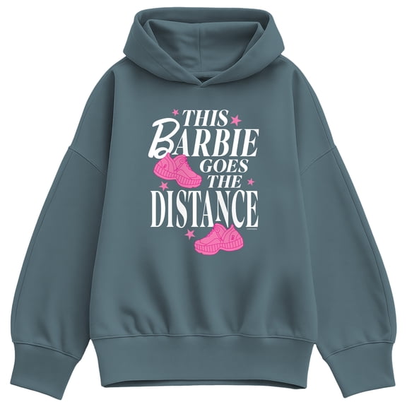 Barbie - Goes The Distance - Women's Oversized Fleece Hoodie Sweatshirt