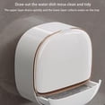 thumbnail image 4 of Wall Mounted Soap Box with Flip Cover Adhesive Soap Holder for Bathroom Shower Kitchen Sink Blue 5" X 2", 4 of 8