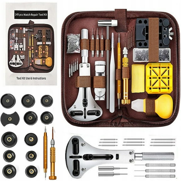 Watch repair tool set watch repair and disassembly 147-piece set watch disassembler household hardware combination tool kit