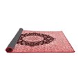 thumbnail image 2 of Ahgly Company Indoor Round Medallion Red Traditional Area Rugs, 7' Round, 2 of 4