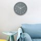 thumbnail image 3 of Reloj de pared Sunnimix tictac moderno silencioso 8 pulgadas decoración gris, 3 of 8
