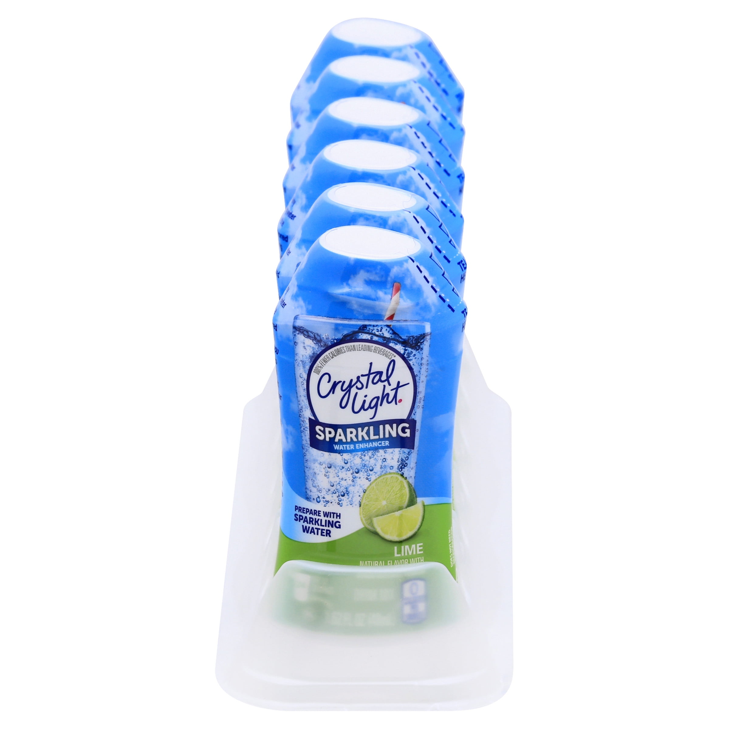 Crystal Light Lime Sparkling Water Enhancer Liquid Drink Mix, 1.62 fl