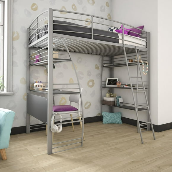 Loft Beds With Desks Com, One Bunk Bed With Desk