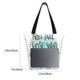 thumbnail image 5 of Kll Tote Bag For Women Not All Who Wander Are Lost1 Print Shopping Grocery Reusable Bags For Office School Shopping Travel, 5 of 8