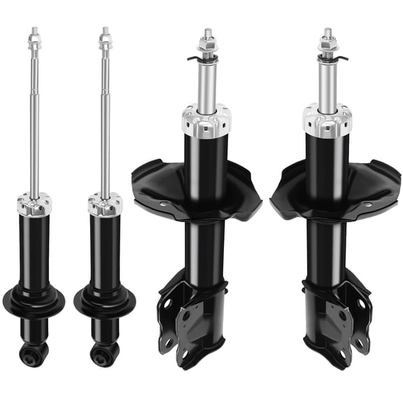 Set of 4 Shocks,ECCPP Shocks Absorbers fits 2002-2005 for Mitsubishi Lancer Front Rear Auto Shocks with 341342 333382