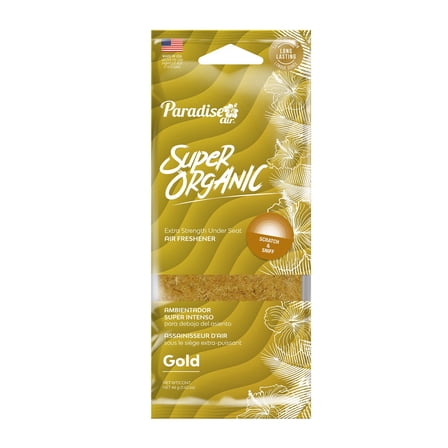Paradise Air Super Organic Under Seat Air Freshener Gold 10 UNIT TRAY