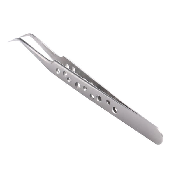 ATTOE Strainght Curved Nail Art Decoration Picking Tweezer Anti static Eyelash Extension Tweezers #01-0813