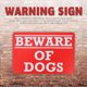 thumbnail image 4 of 4 unids Cuidado con las señales de los perros Perro PRECAUCIÓN PERSONAJE TABLO VINTAGE ARNAMENTE DIBUJOS, 4 of 6