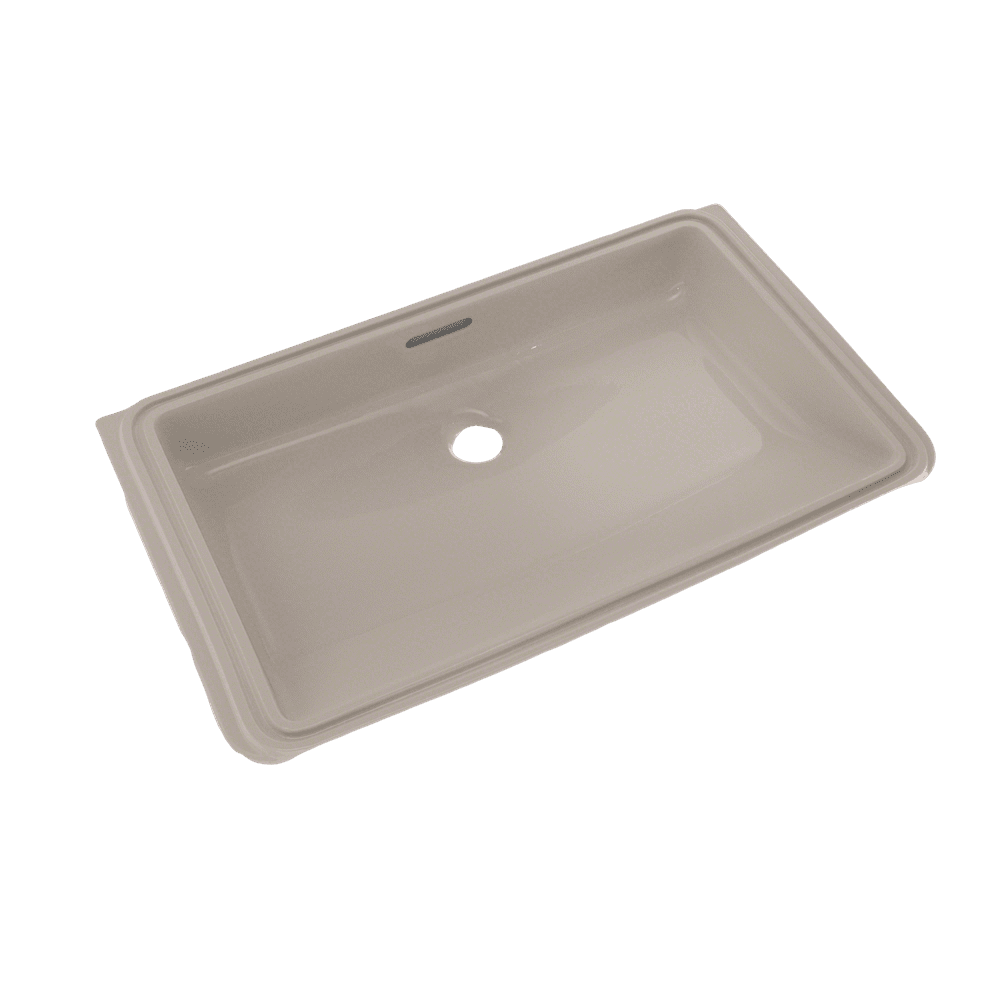 TOTO® Rectangular Undermount Bathroom Sink with CeFiONtect™, Bone