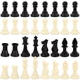 thumbnail image 1 of 1 Set Replacement Missing Chess Pieces Plastic International Chess Pieces, 1 of 9