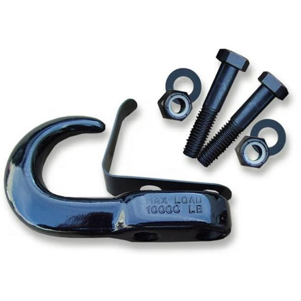 HD TOW HOOKS (Black) PAIR (OFFROAD RECOVERY)