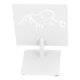 thumbnail image 4 of Soporte Para Teléfono De Mesa, Soporte Para Teléfono De Forma única De Alta Dureza Con Alfombrilla Antideslizante Para Teléfonos Móviles, Tabletas Y Computadoras Cergrey Blanco, 4 of 8