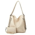 thumbnail image 2 of Arcticwind 3PCS Hobo Crossbody Bags Set for Women,Purses,Shoulder Handbags,3 in 1 Convertible Backpack for Ladies Shoulder Bags Satchel Bags,PU Leather,with Wallet Adjustable Straps for Ladies Tote, 2 of 7