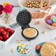 thumbnail image 5 of DASH Mini Maker for Individual Waffles, Hash Browns, Keto Chaffles with Easy to Clean, Non-Stick Surfaces, 4 Inch, Aqua, 5 of 5