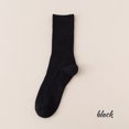 thumbnail image 4 of Jumpingount 5 pares de calcetines de otoño algodón de algodón mediano calcetines transpirables calcetines portátiles accesorios de calzado Accesorios de calzado Negro, 4 of 6