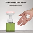 thumbnail image 3 of Soap Bottle Pump Foaming Lotions Refillable Bottle Flower Pump Head Soap Shampoo Cosmetic Empty Bottle 250ML White Pink Blue green 250ml G, 3 of 9