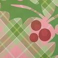 thumbnail image 2 of 16" x 16" Simply Daisy Holly on Plaid Polyester Accent Pillow, Pink Icing Qty 1, 2 of 3