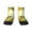 2 Black-2, variant on Sunflowers On A Yellow Background Pattern Quarter Crew Socks,Toe Seamed Ankle Socks,Cotton Cushioned Breathable Athletic Crew Sports Socks