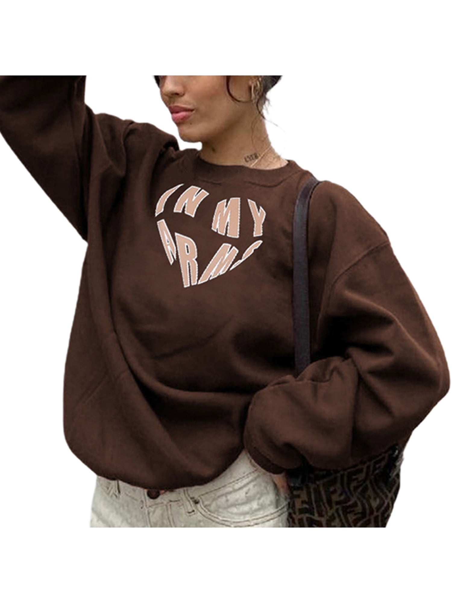 Lu Studio Autumn Fashion Solid Letter Sweatshirt Casual Streetwear Pullover Long Sleeve Sweatshirt Lu Studio Autumn Fashion Solid Letter Sweatshirt Casual Streetwear Pullover Long Sleeve Sweatshirt