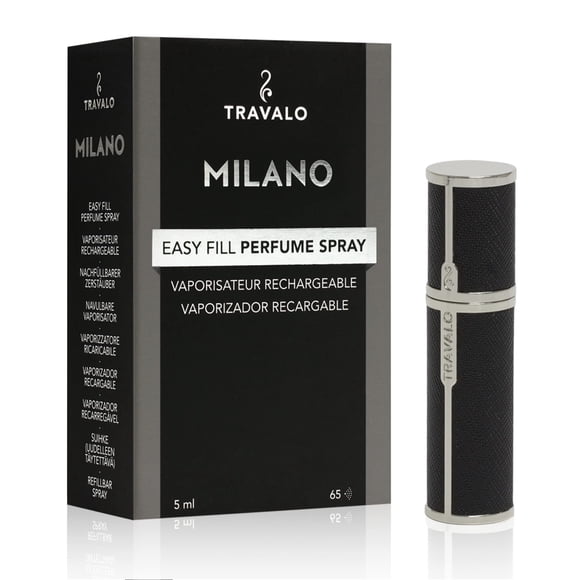 Perfume Atomizer Travalo Milano U-Change System 5mL Black
