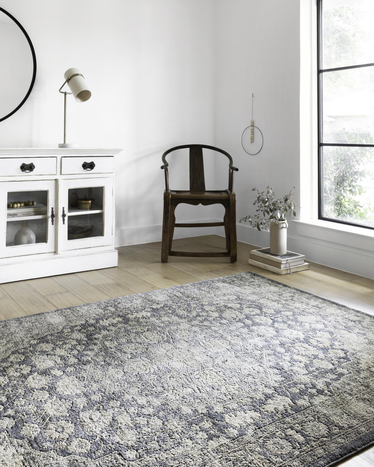 Loloi Teagan Denim / Mist 2'-8" x 13' Runner Rug