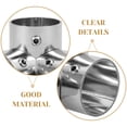 thumbnail image 4 of Miangastore Greenhouse Frame Pipe Connectors Silver 6Pcs Three-Way 1.6In, 4 of 8