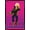 Black Framed Version, variant on Marvel Shape of a Hero - Thanos Wall Poster with Magnetic Frame, 22.375" x 34"
