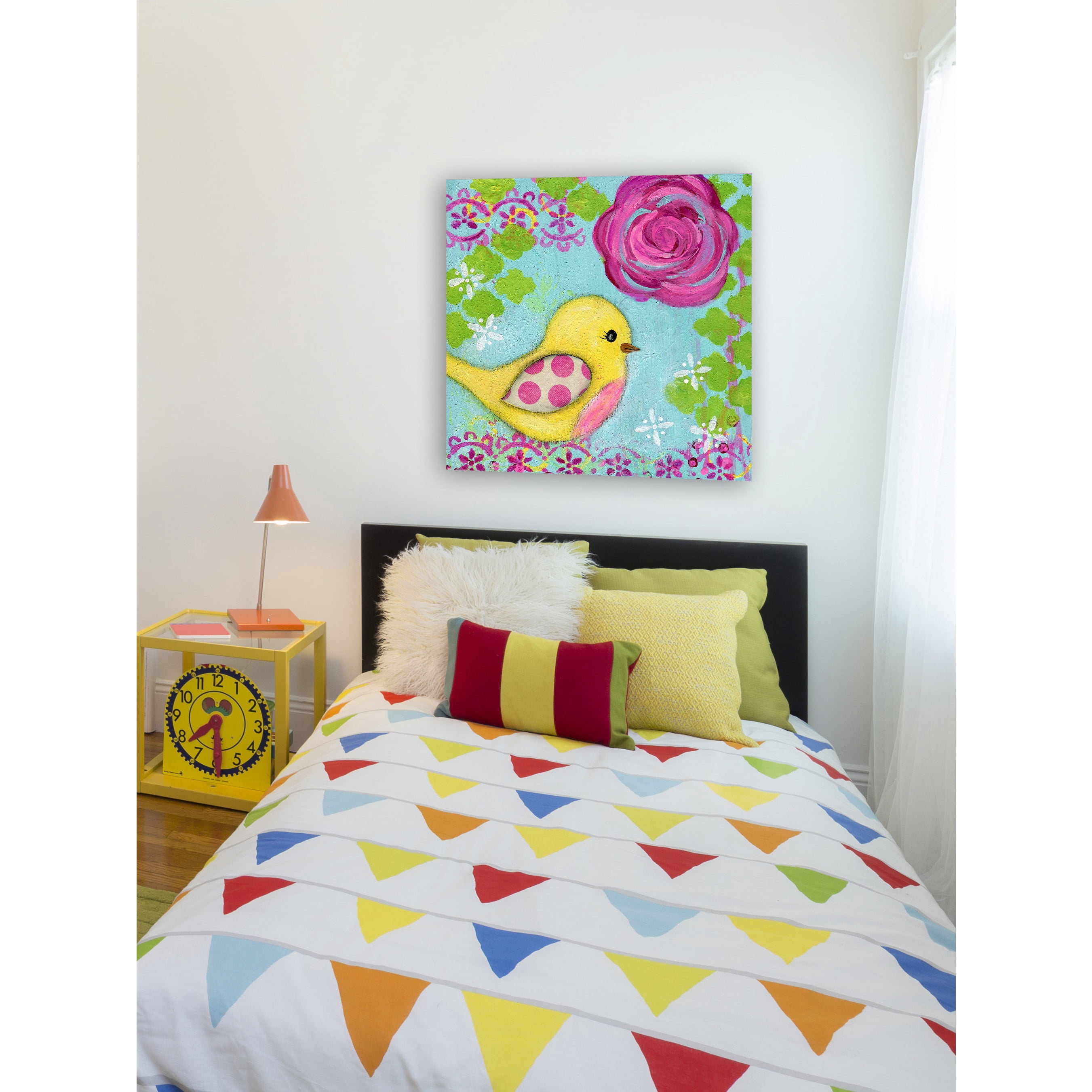 Marmont Hill "Polka Dot Wing" by Jill Lambert Painting Print on Wrapped Canvas