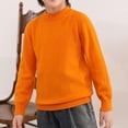 thumbnail image 2 of Jalioing Crew Neck Sweaters for Kids Soft Comfort Long Sleeve Knitted Pullover Boys Girls Casual Sweater Tops 4-18 Years, 2 of 3
