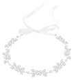 thumbnail image 2 of HeeHom Bandeau de Première Communion pour Filles - Accessoire de Cheveux Léger Ajustable avec Perles Florales pour Mariage et Baptême, Couronne de Diadème Réutilisable, 2 of 8