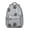 Grey-58, variant on Hen and Garden Illustration School Backpack - Ergonomic Waterproof Bag with Rooster Print & Adjustable Shoulder Straps