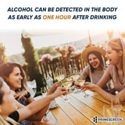 Prime Screen Alcohol ETG Urine Test - At Home Rapid Testing Dip Card Kit - 80 Hour Low Cut-Off 300 ng/mL - WETG-114 [5 Pack]