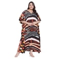 thumbnail image 2 of Oussum Caftan pour Femmes Longue Robe Maxi Caftan Manches 3/4 Robes pour Dames Filles, 2 of 7