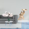 thumbnail image 2 of Cisne De Resina Y Esculturas. Figuras únicas Para El Hogar, La Oficina, La Sala De Estar, El Dormitorio. Adorno Navideño De Escritorio. Colecciones De Arte. Bandeja Para Servir., 2 of 8