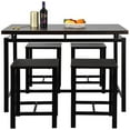 thumbnail image 2 of 5 Piece Dining Set with Counter, Bar Table Set of 5, 2 of 8